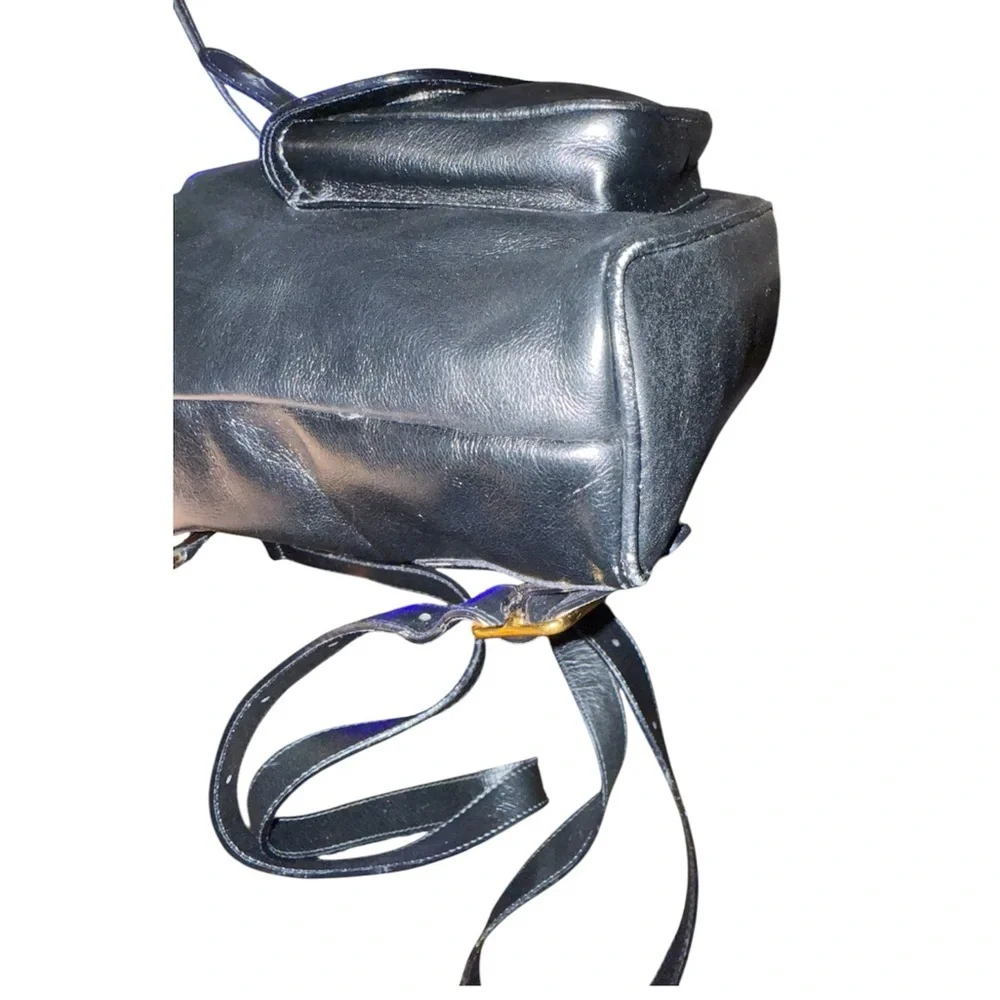 Gucci Black Leather Bamboo Mini Backpack